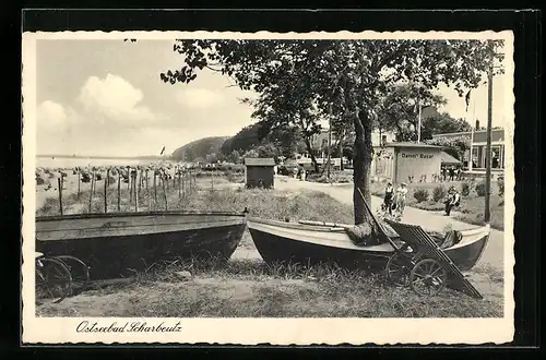 AK Ostseebad Scharbeutz, auf der Strandpromenade