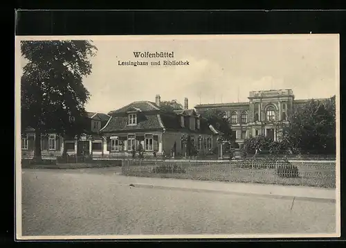 AK Wolfenbüttel, Lessinghaus und Bibliothek