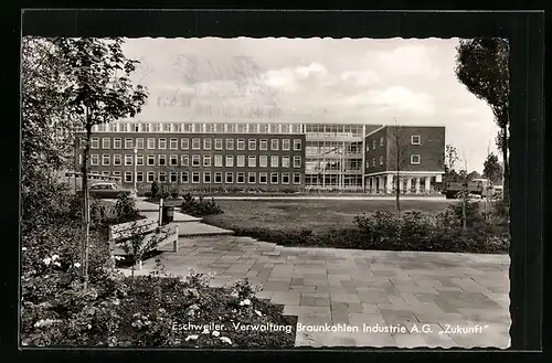 AK Eschweiler, Verwaltung Braunkohlen Industrie A.G. Zukunft