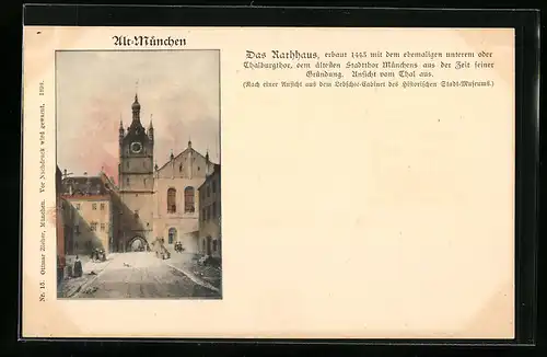 AK Alt-München, Rathaus