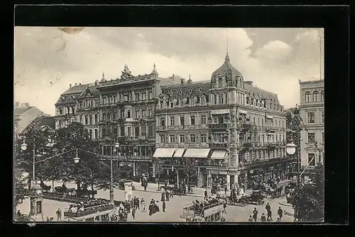 AK Berlin, Unter den Linden, Ecke Friedrichstrasse