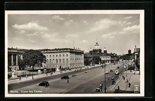 AK Berlin, Unter den Linden, vor der Universität