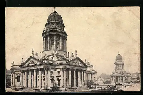 AK Berlin, Blick auf den Gendarmenmarkt