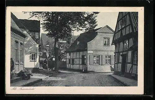 AK Travemünde, Häuser in der Altstadt