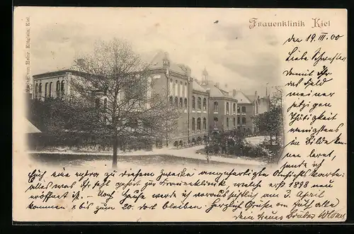 AK Kiel, Blick auf die Frauenklinik