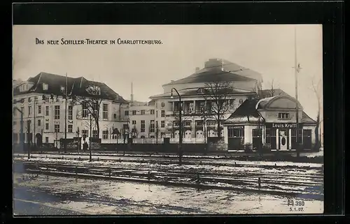 AK Berlin-Charlottenburg, Blick auf das neue Schiller-Theater