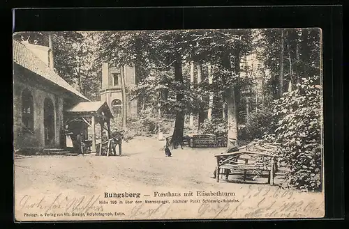 AK Bungsberg, Forsthaus mit Elisabeththurm