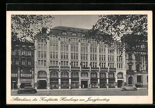 AK Hamburg-Neustadt, Kaufhaus Alsterhaus am Jungfernstieg