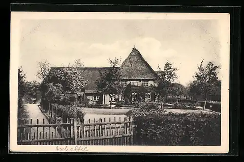 AK Ascheffel, Haus im Garten