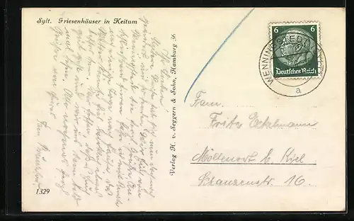 AK Sylt, Friesenhäuser in Keitum