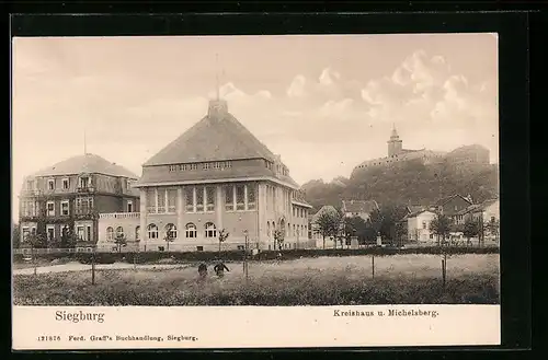 AK Siegburg, Kreishaus und Michaelsberg