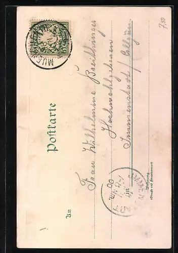 Lithographie München, Frauenkirche