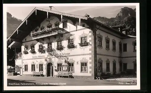 AK Flintsbach / Inn, Gasthaus Falkenstein