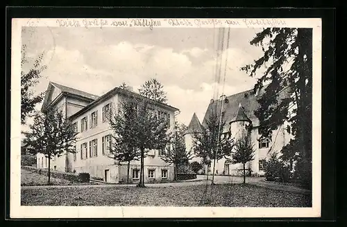 AK Dorchheim bei Limburg /Lahn, Burg Waldmannshausen / Schullandheim Oberschule am Volmeuter, Hagen