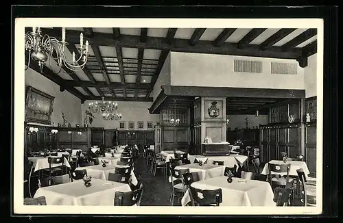 AK Köln-Neustadt, Café Schlenter, Innenansicht