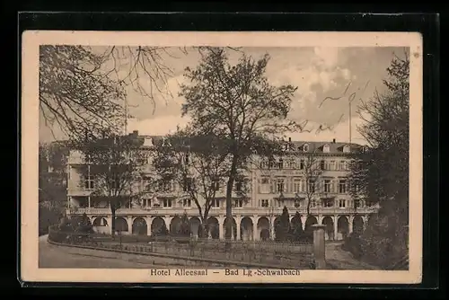 AK Bad Langen-Schwalbach, Hotel Alleesaal