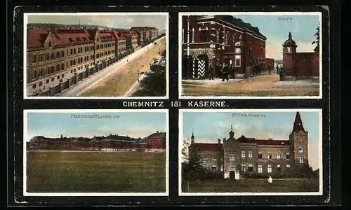 AK Chemnitz, 181 Kaserne, Mehrfachansichten