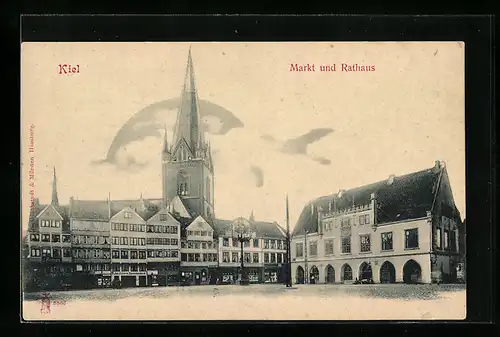 AK Kiel, Markt und Rathaus