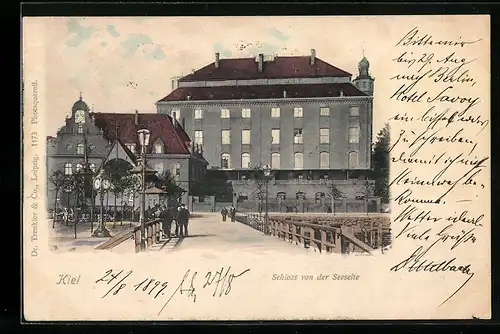 AK Kiel, Schloss von der Seeseite aus gesehen