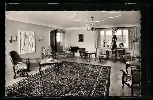 AK Hohen-Fürnsal / Dornhan, Sanatorium v. Dr. med. Theodor Graether, Innenansicht