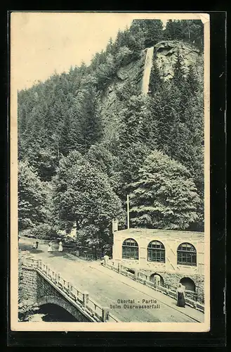 AK Bad Harzburg, Partie am Okerwasserfall