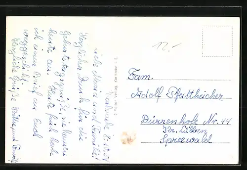 AK Karlsruhe i. B., Kirche St. Stephan