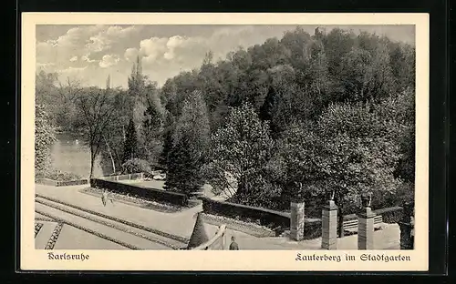 AK Karlsruhe, Lauterberg im Stadtgarten