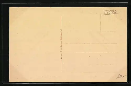 AK Karlsruhe i. B., Festhalle mit Bismarck-Denkmal