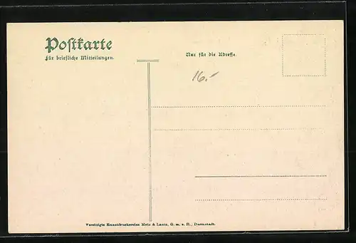 AK Karlsruhe i. B., Gottesau, Strassenansicht