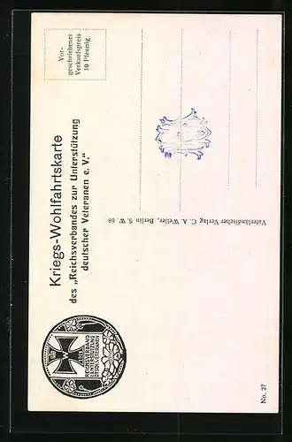 AK Heerführer, Generaloberst von Kluck, Uniform Portrait mit Orden