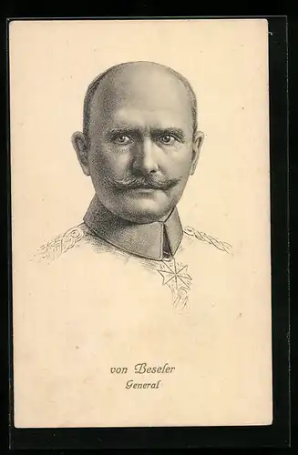 AK Heerführer General von Beseler, Der Eroberer von Antwerpen
