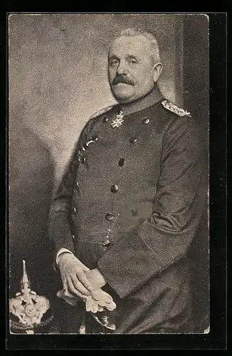 AK Portrait des Heerführers v. Woyrsch in Uniform