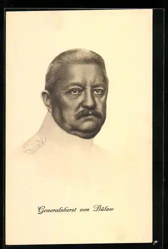 AK Generaloberst von Bülow, Portrait