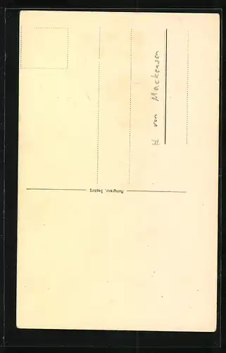 Künstler-AK Brüncker: General von Mackensen