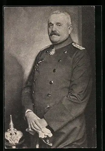 AK Generaloberst von Woyrsch, Portrait in Uniform mit Orden