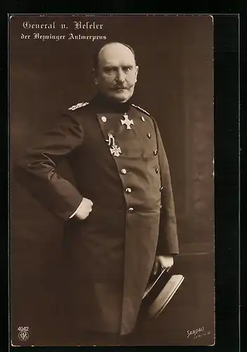 AK Porträt General von Beseler in Uniform