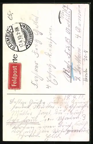 AK Generalfeldmarschall von Haeseler mit EK I und Pour le Mérite