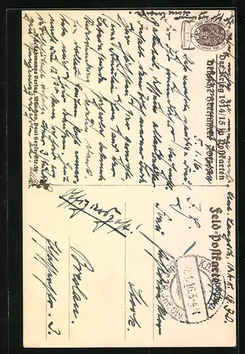 Künstler-AK Portrait Heerführer Falkenhayn