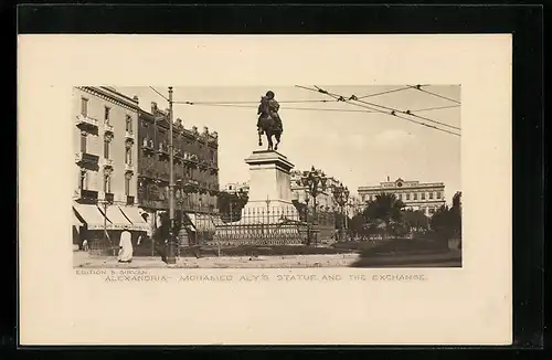 AK Alexandria, Mohamed Aly`s statue and the exchange