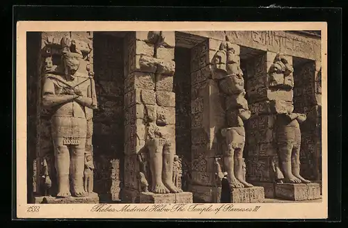 AK Thebes, Medinet Habu, The Temple of Ramses III