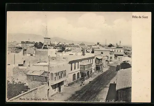 AK Ville de Suez, Vue generale