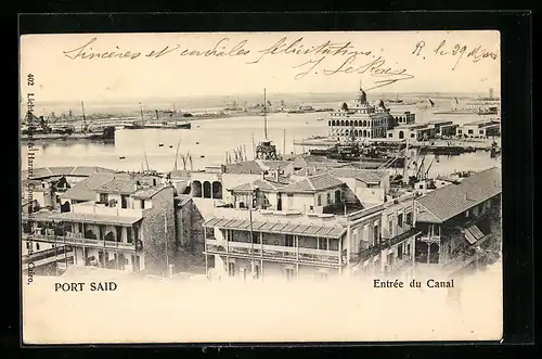 AK Port Said, Entrée du Canal