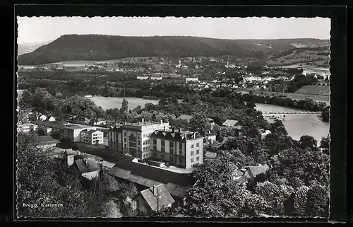 AK Brugg, Kasernen, Luftbild