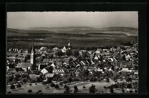 AK Bülach, Ortsansicht mit Fernblick