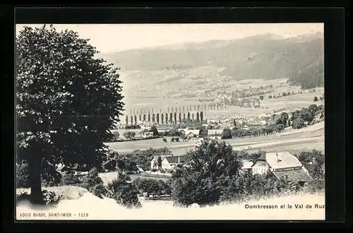 AK Dombresson, Vue Générale et le Val de Ruz