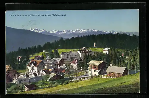 AK Montana, et les Alpes Valaisannes, Ortspartie