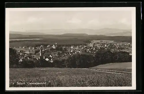 AK Bülach, Gesamtansicht mit Fernblick