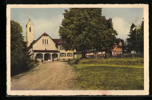 AK Gähwil, Partie an der Wallfahrtskirche St. Iddaburg