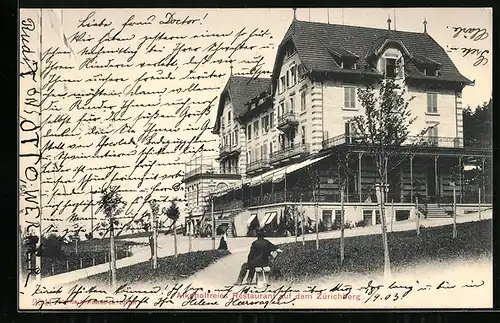 AK Zürich, Alkoholfreies Restaurant auf dem Zürichberg