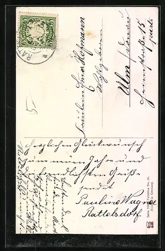 AK Jerusalem, Strassenszene an der Erlöserkirche